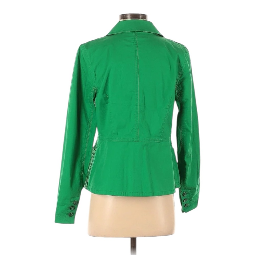CAbi | Green Cotton Blazer Jacket | Medium | Style 5097 - Picture 3 of 5